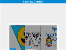 Tablet Screenshot of lavoretticreativi.com